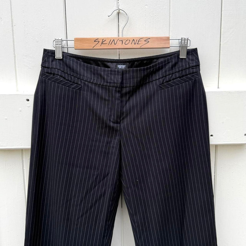 Vintage Striped Tailored Pants