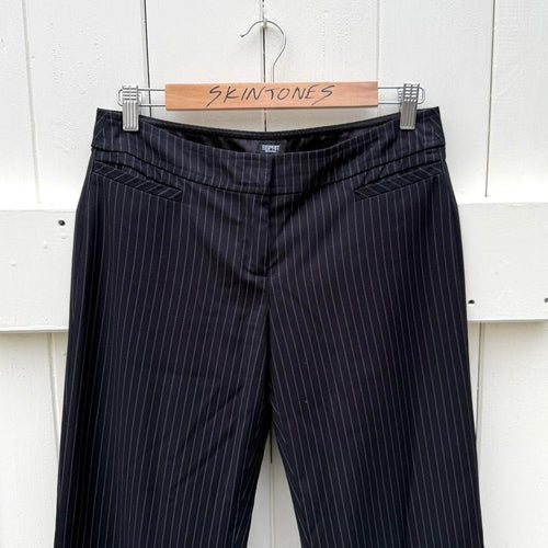 Vintage Striped Tailored Pants