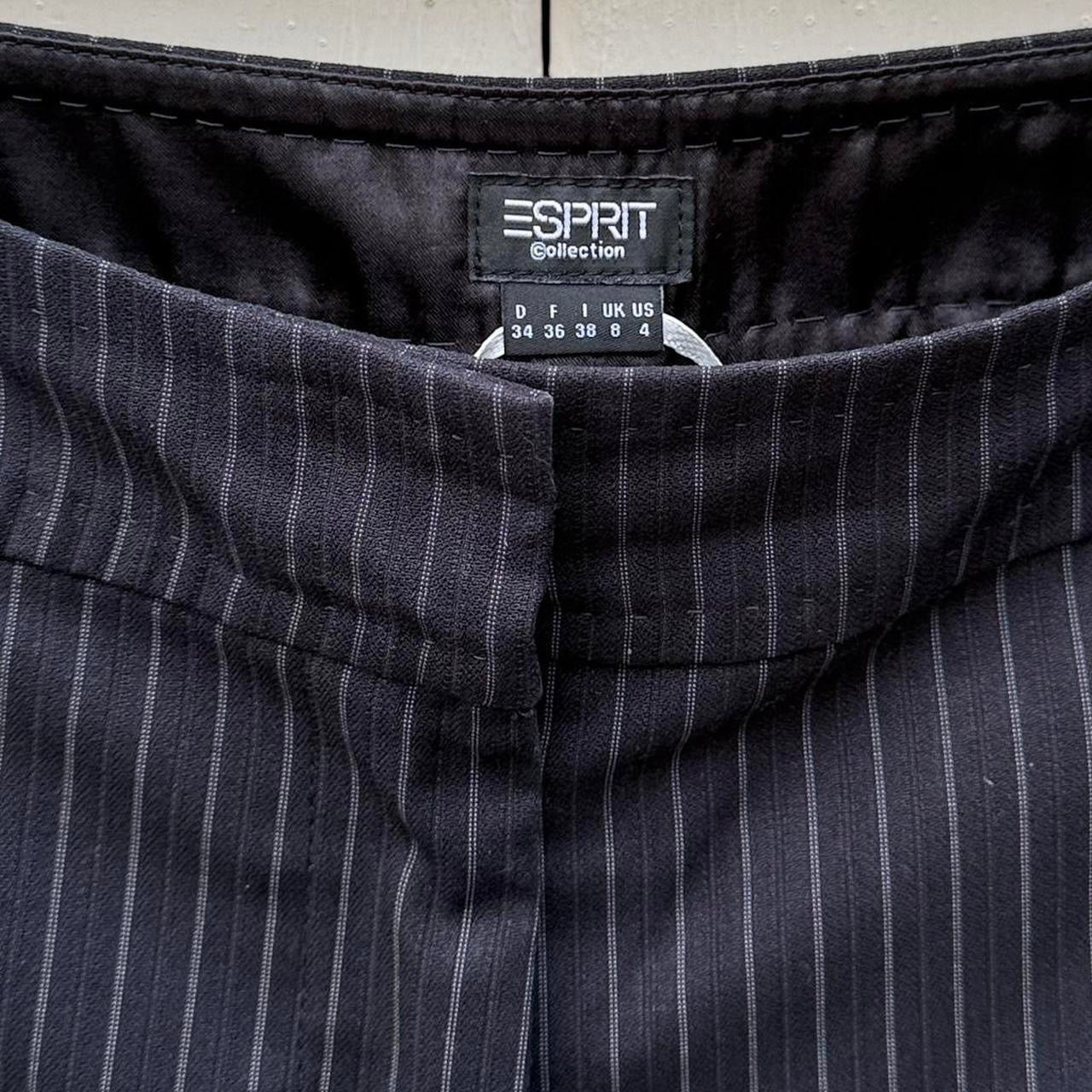 Vintage Striped Tailored Pants