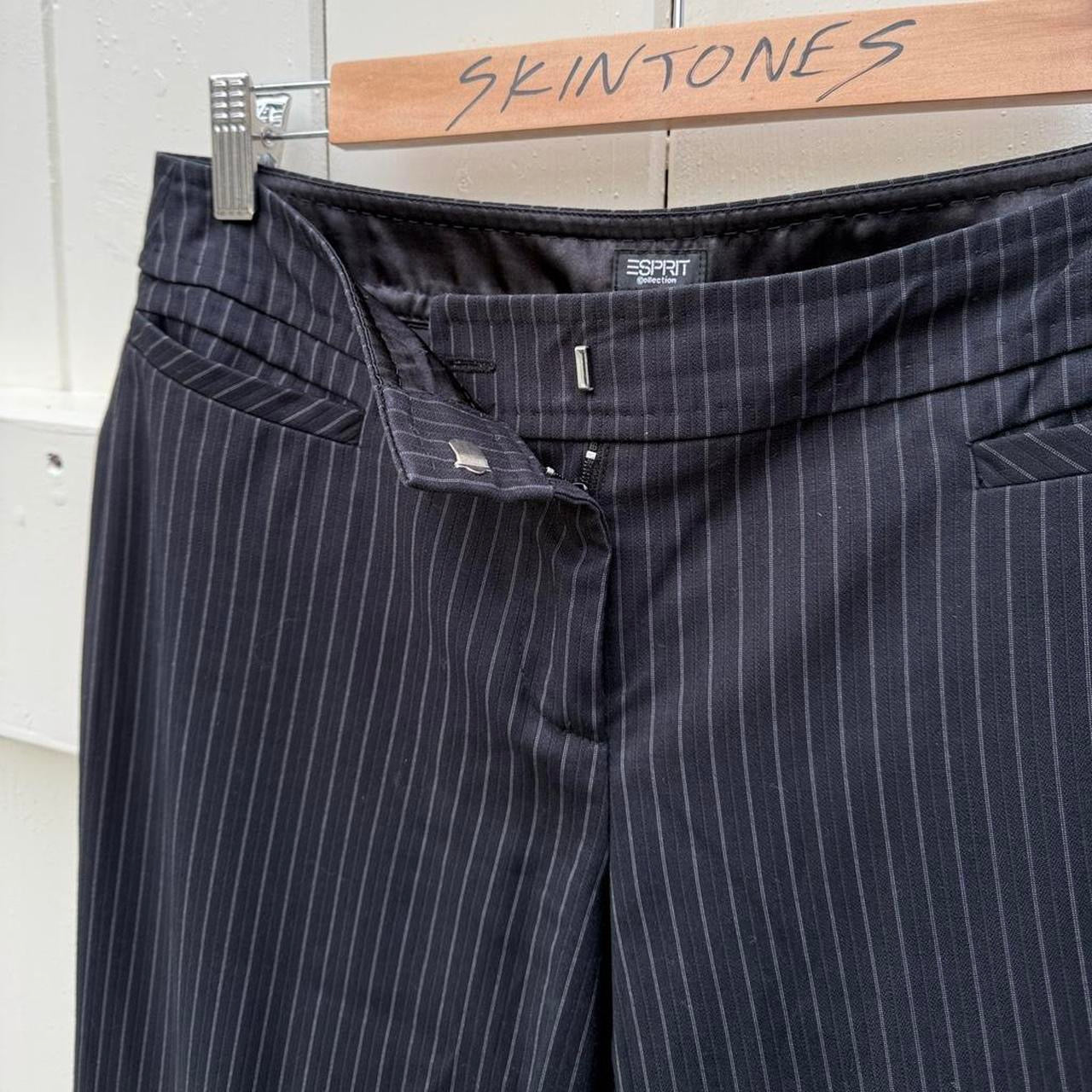 Vintage Striped Tailored Pants