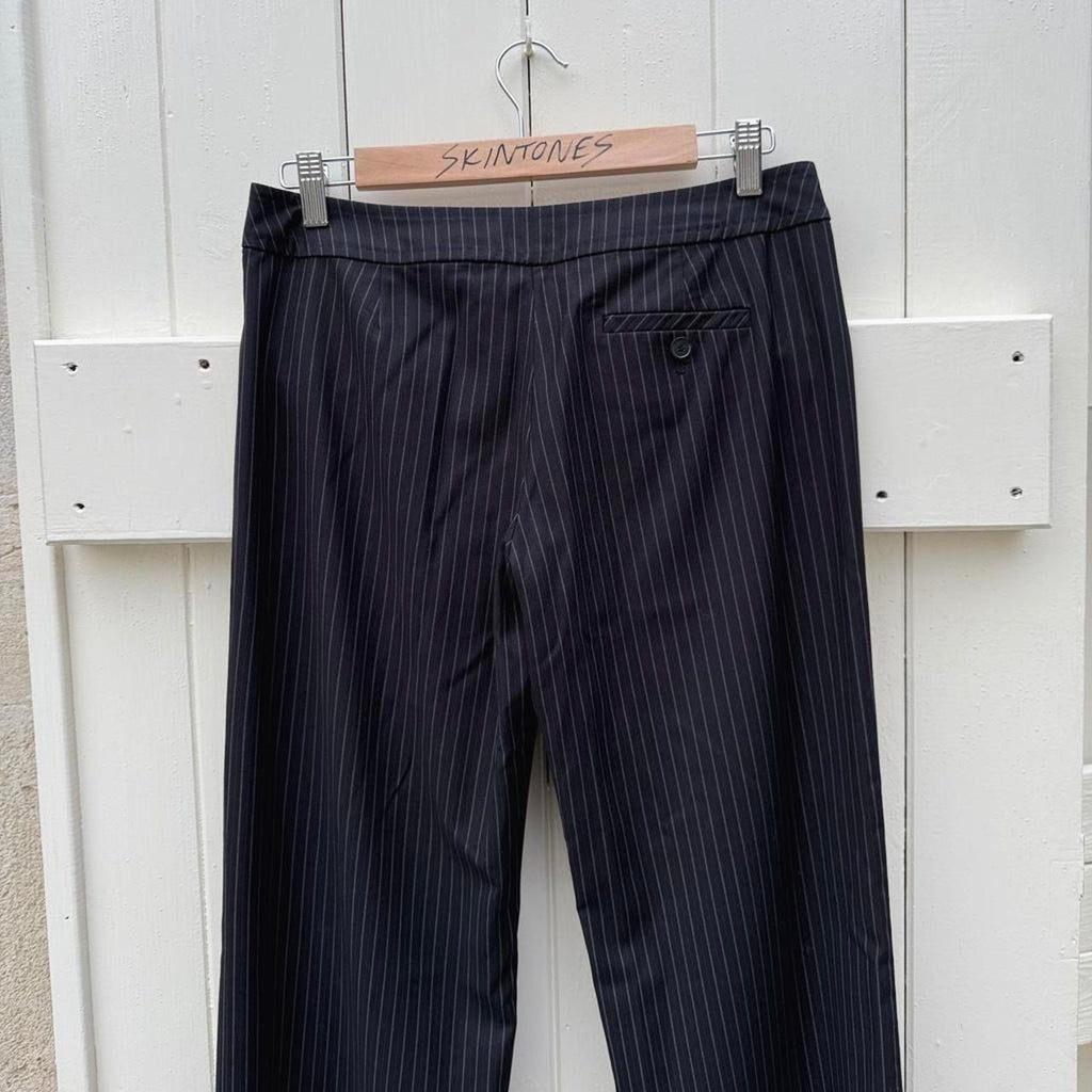 Vintage Striped Tailored Pants