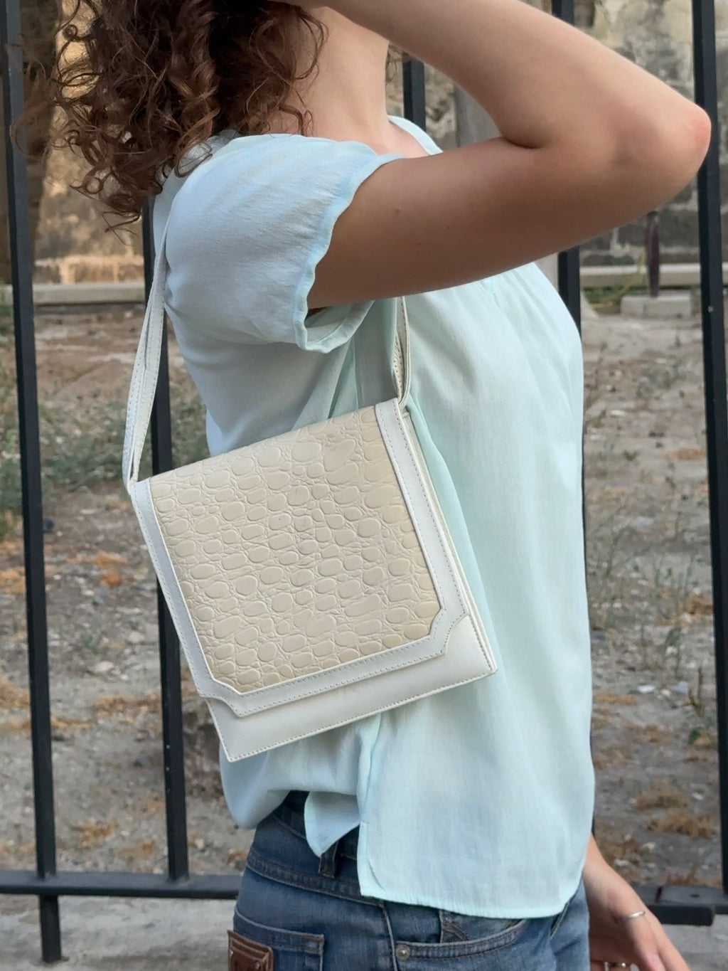 Aqua light summer top