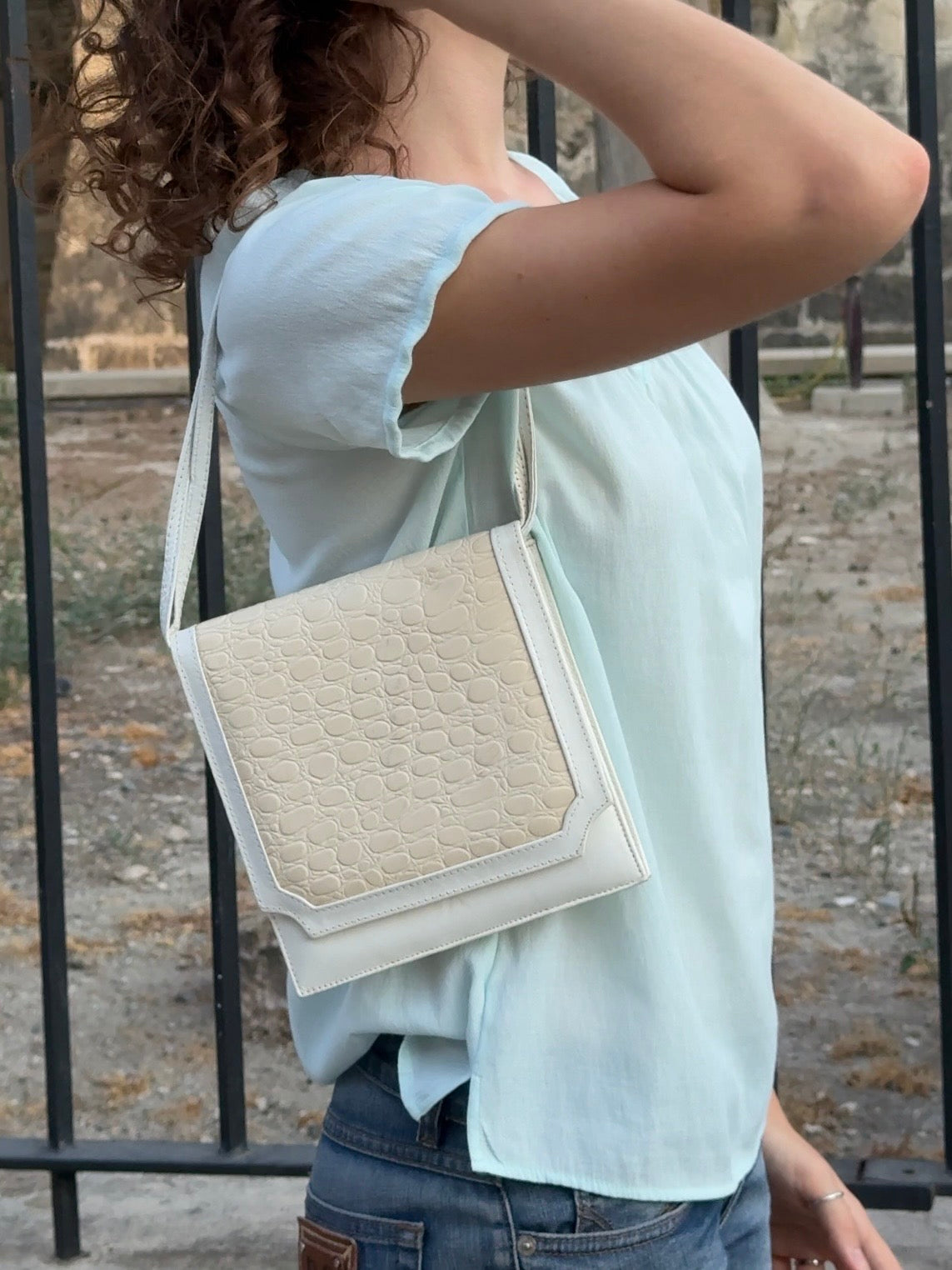 Aqua light summer top