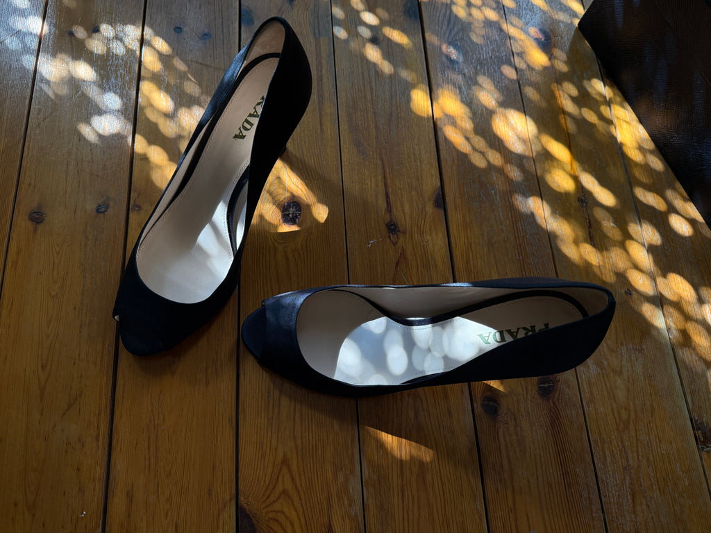 Prada Sateen Heels