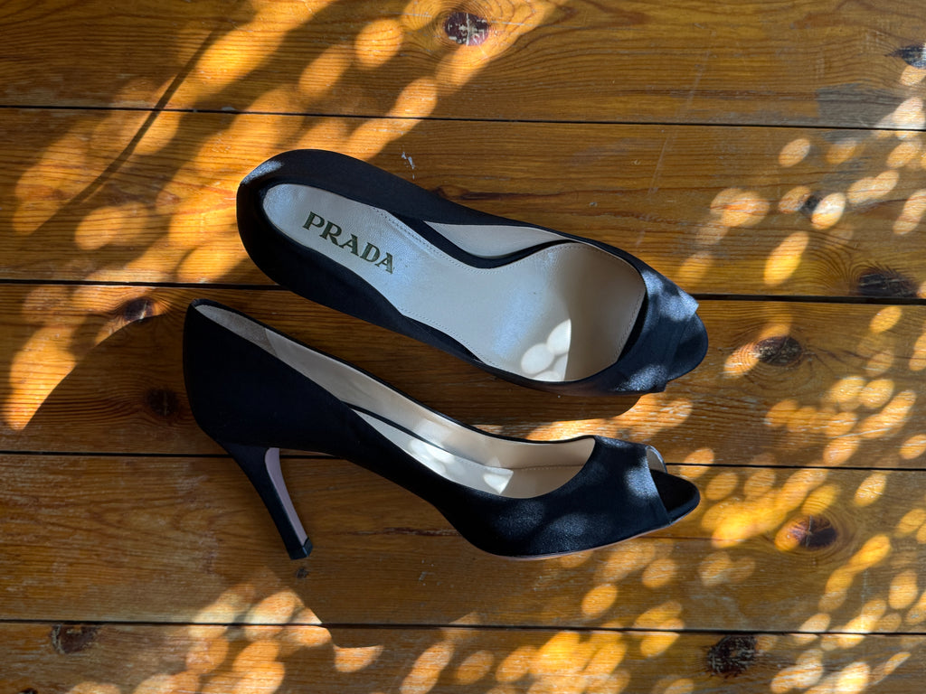 Prada Sateen Heels
