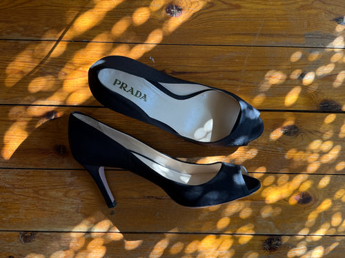 Prada Sateen Heels