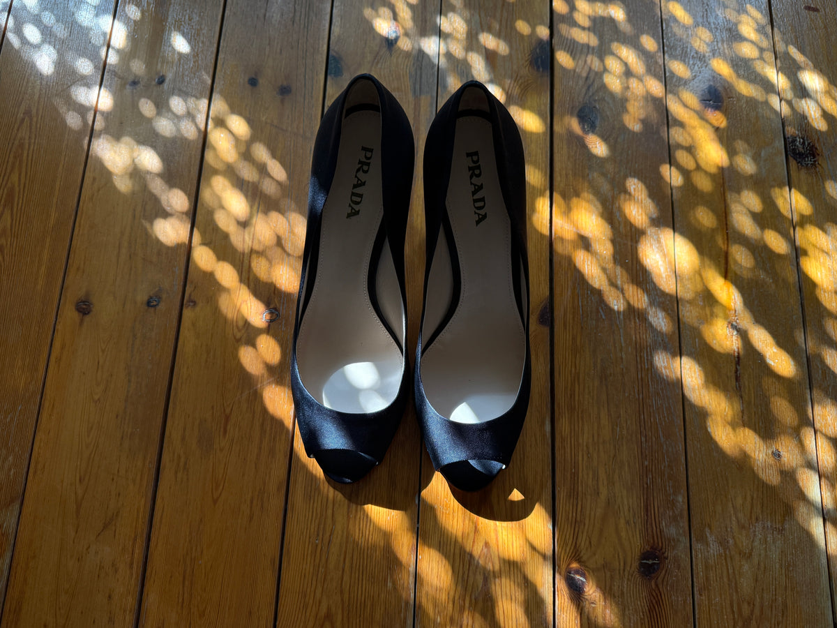 Prada Sateen Heels
